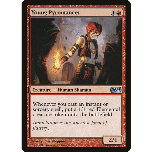 Young Pyromancer FOIL - M14