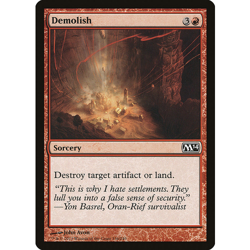Demolish FOIL - M14
