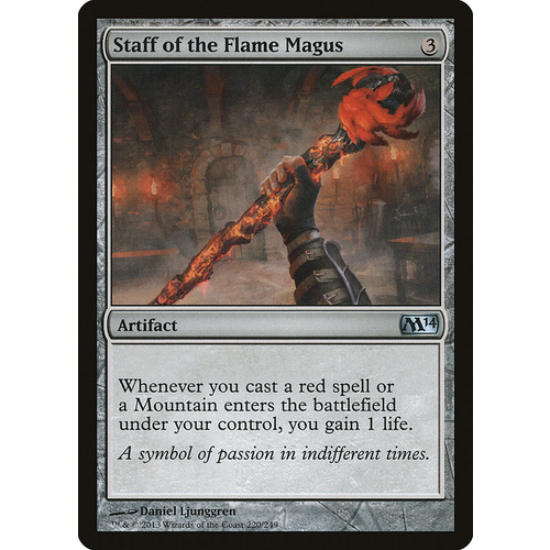 Staff of the Flame Magus FOIL - M14