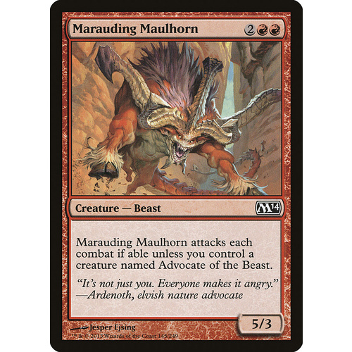Marauding Maulhorn FOIL - M14