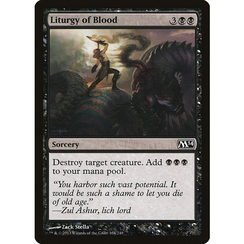 Liturgy of Blood FOIL - M14