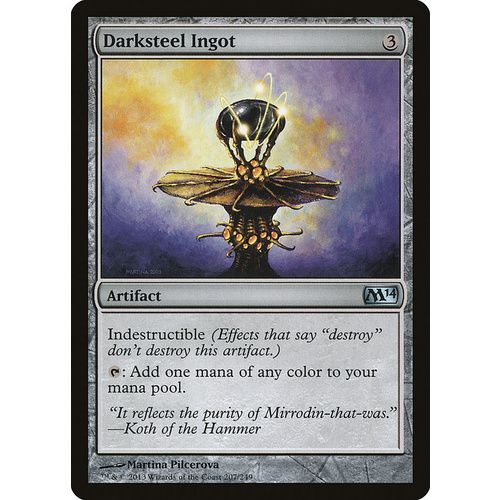 Darksteel Ingot FOIL - M14