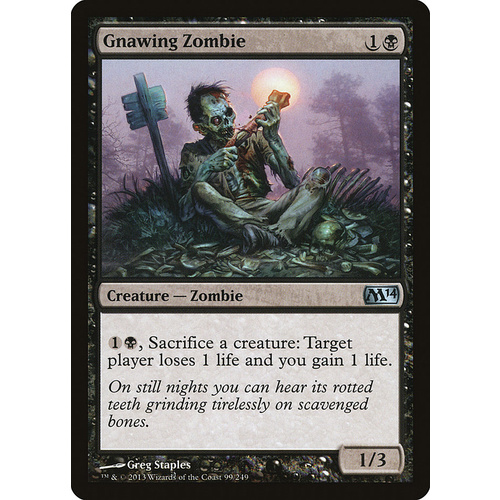 Gnawing Zombie FOIL - M14