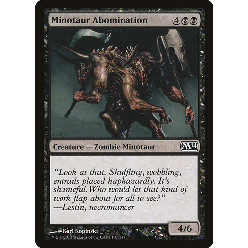 Minotaur Abomination FOIL - M14