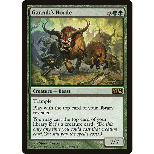 Garruk's Horde FOIL - M14