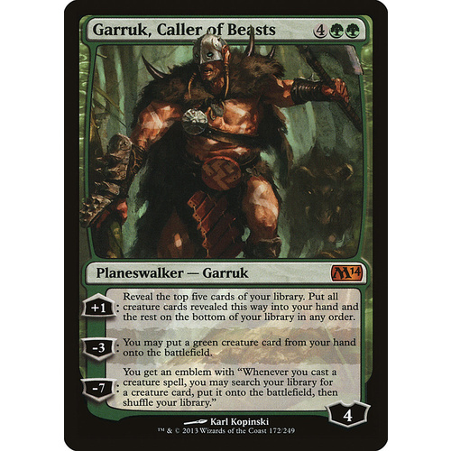 Garruk, Caller of Beasts FOIL - M14
