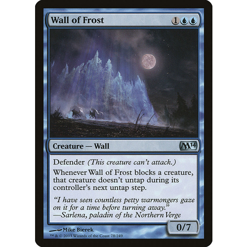 Wall of Frost FOIL - M14