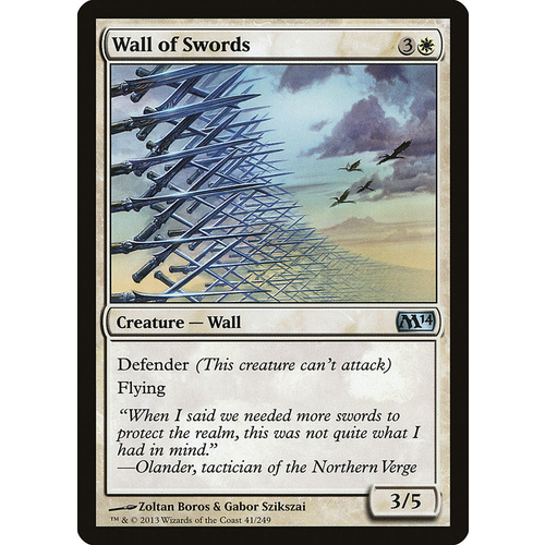 Wall of Swords FOIL - M14