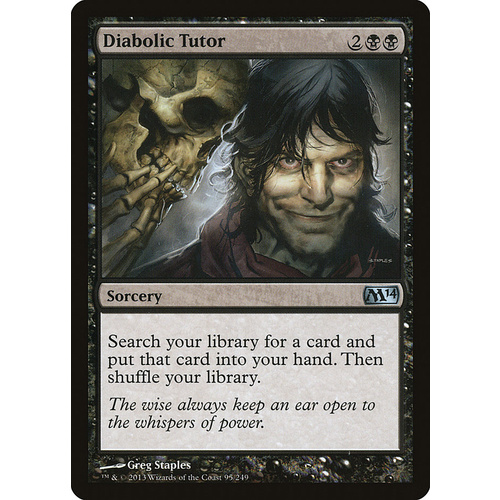 Diabolic Tutor FOIL - M14