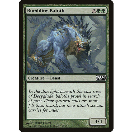 Rumbling Baloth FOIL - M14