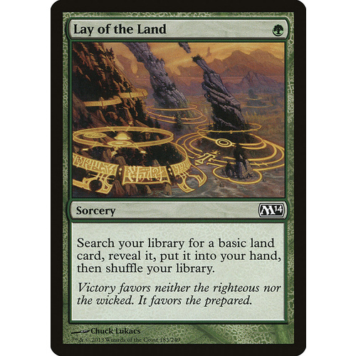 Lay of the Land FOIL - M14