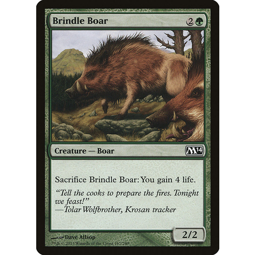 Brindle Boar FOIL - M14