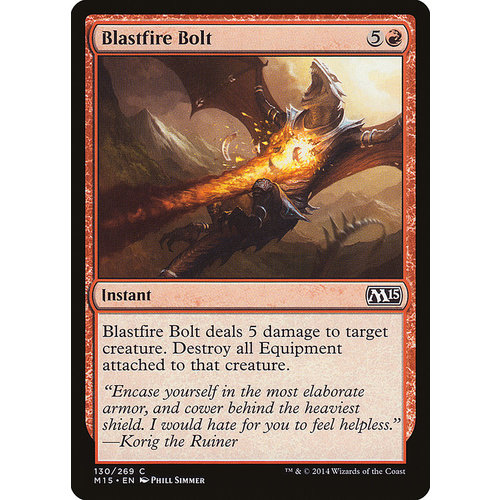Blastfire Bolt - M15