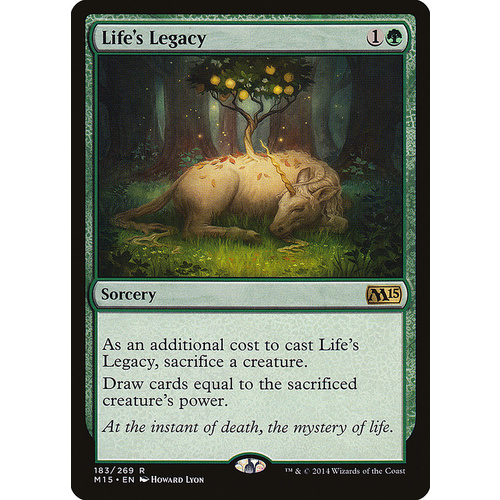 Life's Legacy - M15