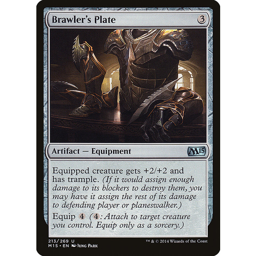 Brawler's Plate FOIL - M15