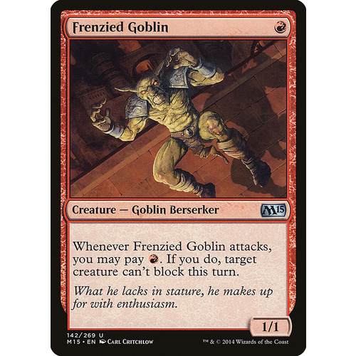 Frenzied Goblin FOIL - M15
