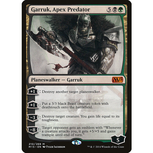Garruk, Apex Predator FOIL - M15