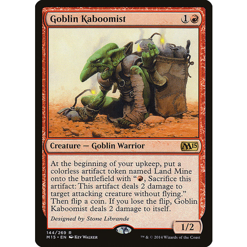 Goblin Kaboomist FOIL - M15