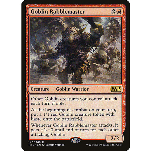 Goblin Rabblemaster FOIL - M15