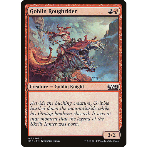 Goblin Roughrider FOIL - M15