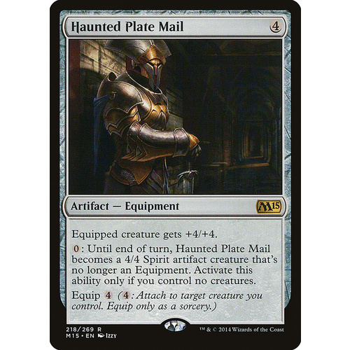 Haunted Plate Mail FOIL - M15