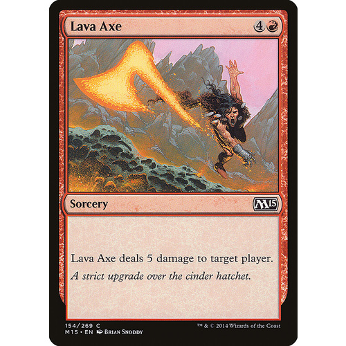 Lava Axe FOIL - M15