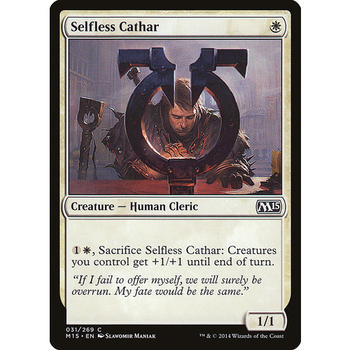 Selfless Cathar FOIL - M15