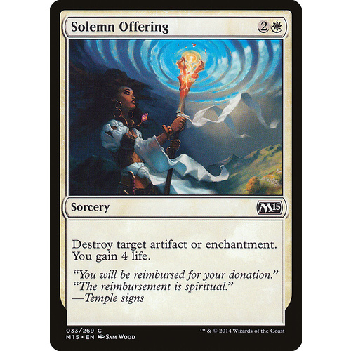 Solemn Offering FOIL - M15
