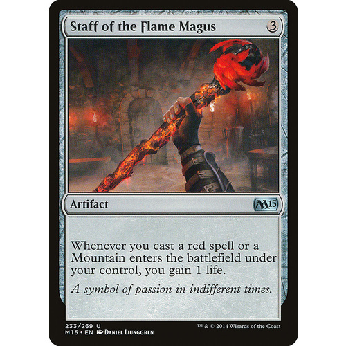 Staff of the Flame Magus FOIL - M15