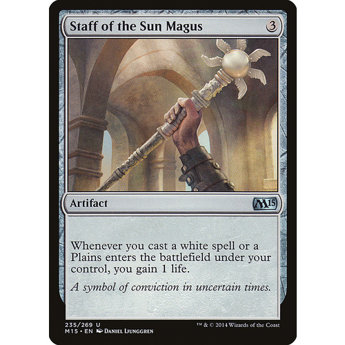 Staff of the Sun Magus FOIL - M15