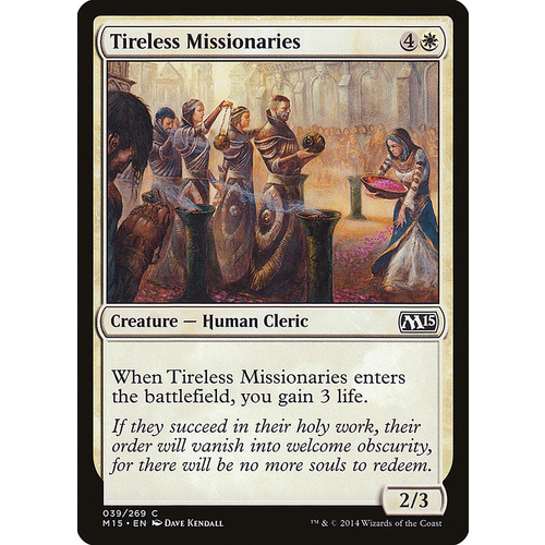 Tireless Missionaries FOIL - M15