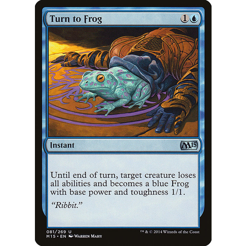 Turn to Frog FOIL - M15