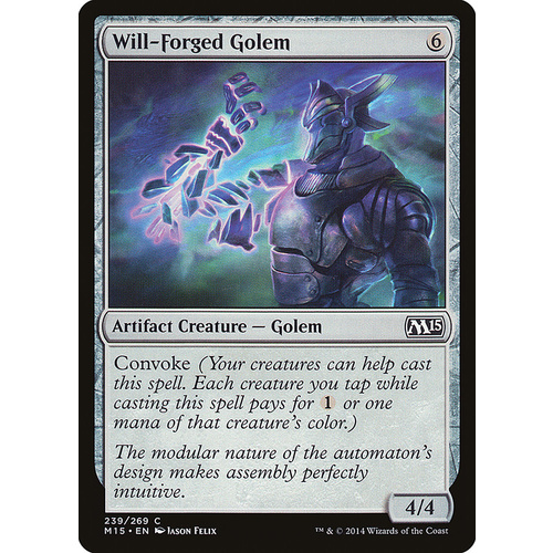 Will-Forged Golem FOIL - M15