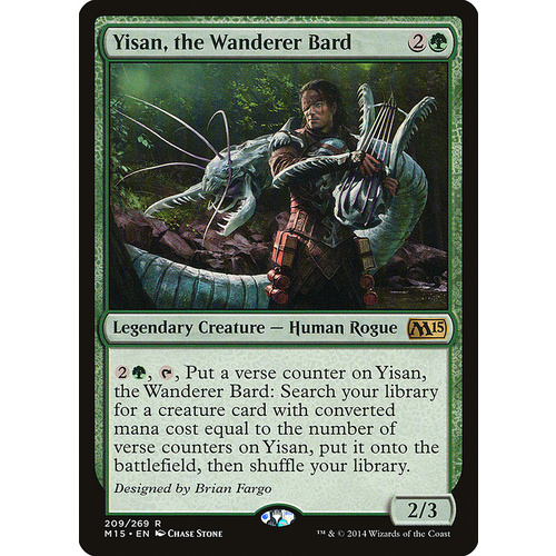 Yisan, the Wanderer Bard FOIL - M15