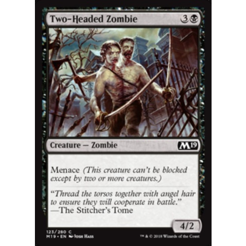 Two-Headed Zombie - M19