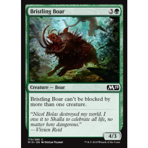 Bristling Boar - M19