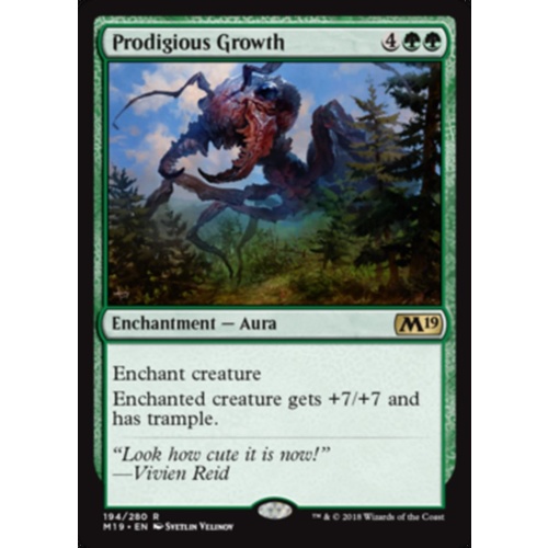 Prodigious Growth - M19