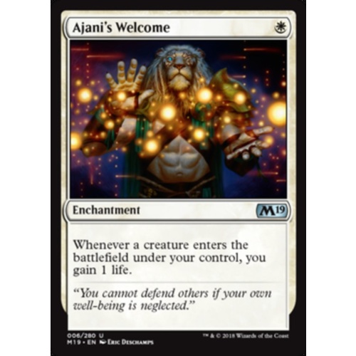 Ajani's Welcome FOIL - M19