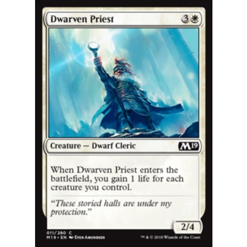 Dwarven Priest FOIL - M19