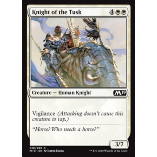 Knight of the Tusk FOIL - M19