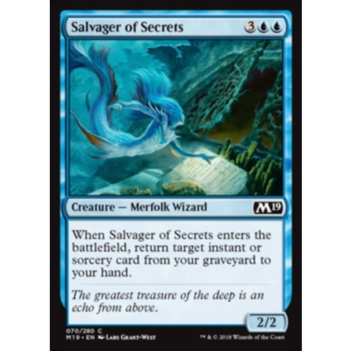 Salvager of Secrets FOIL - M19