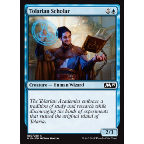 Tolarian Scholar FOIL - M19