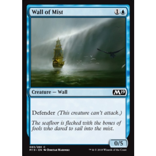 Wall of Mist FOIL - M19