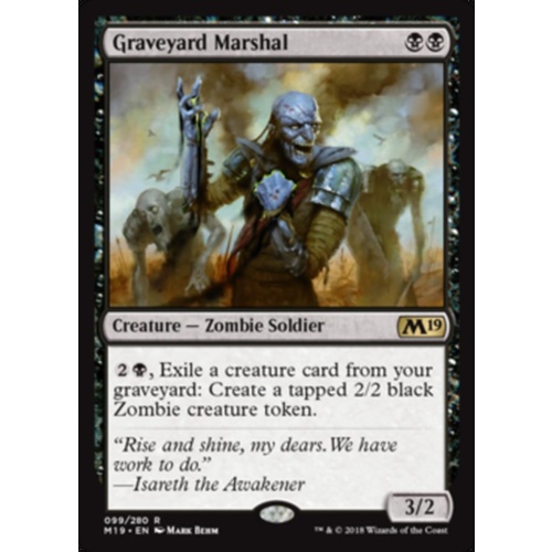 Graveyard Marshal FOIL - M19