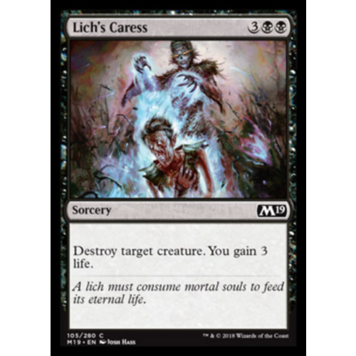 Lich's Caress FOIL - M19
