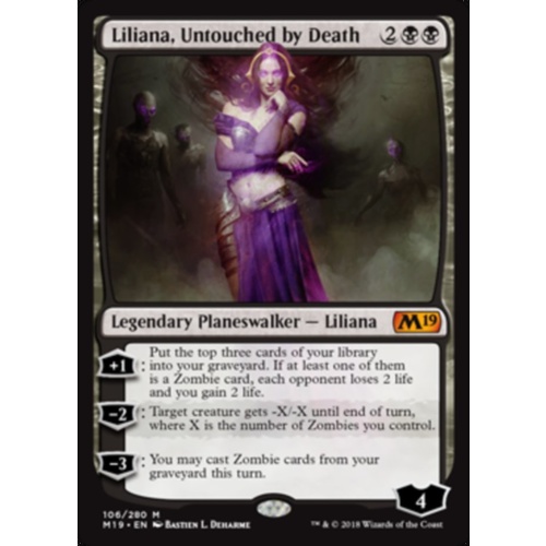 Liliana, Untouched by Death FOIL - M19