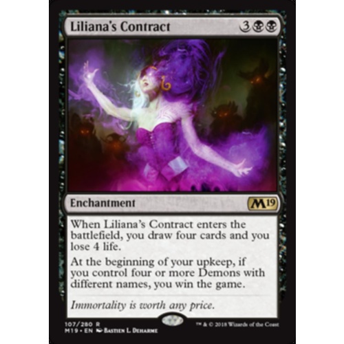 Liliana's Contract FOIL - M19