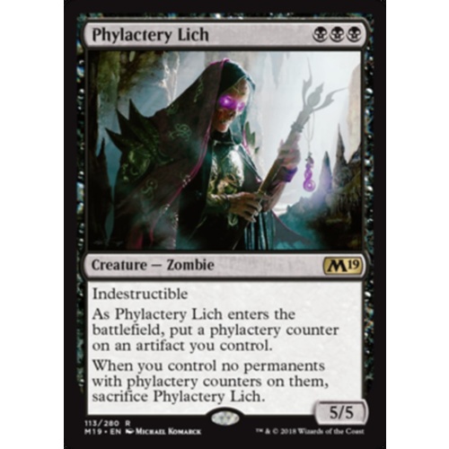 Phylactery Lich FOIL - M19