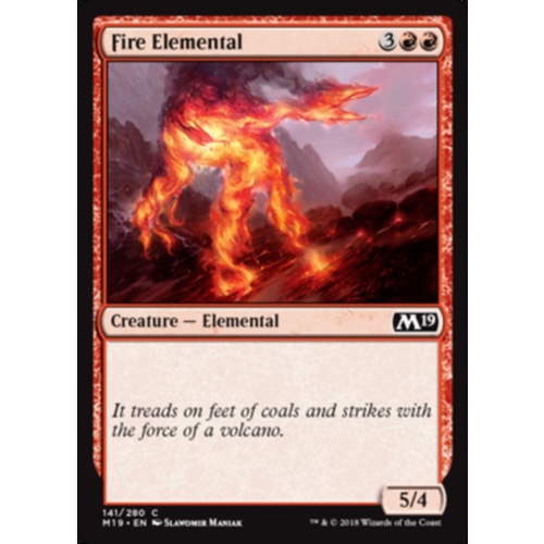 Fire Elemental FOIL - M19