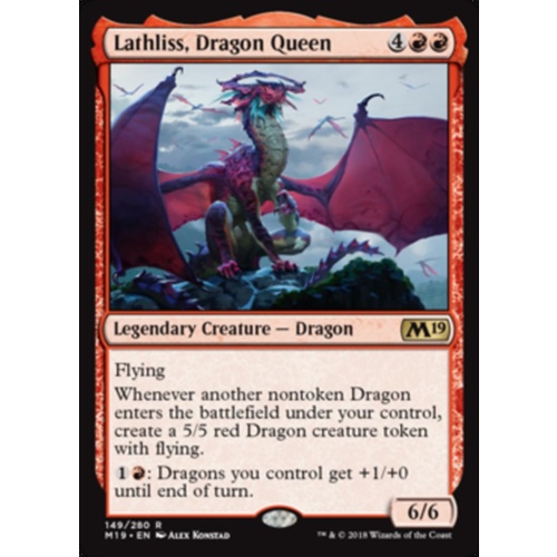 Lathliss, Dragon Queen FOIL - M19